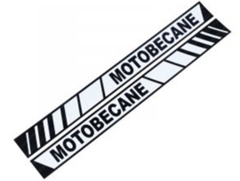 Sticker set Frame Black - White Motobecane Solex