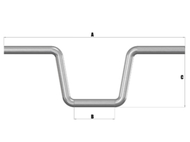 Handlebar Wide Orange Cross / Race model Universal