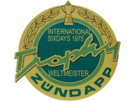 Sticker 75mm x 72mm Gold Throphy 1975 Zündapp