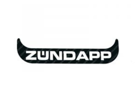 Sticker License plate holder Small Black - White Zündapp
