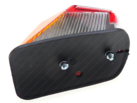 Taillight Hella Oldtimer Chrome - Red - Orange Zündapp 517 / Universal