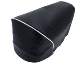 Buddyseat Cover Black - White lines Short Zündapp KS50 1975 - 1976