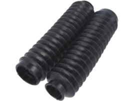 Rubber set Front fork 205mm Black Yamaha DT50MX / DT80MX