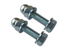 Bolt set mounting saddle Galvanized steel Puch Maxi models