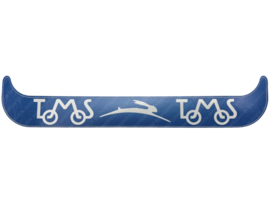 Sticker license plate holder Blue horizontal NL Tomos