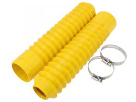 Fork covers set Front fork Yellow Short 25cm Honda MT