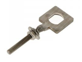 Chain tensioner Oval Hole Left side Stainless steel Zündapp 529 / 530