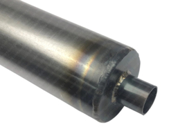 Silencer Exhaust Glass wool Damped Blank Universal