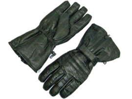 Winterhandschoenen Leer Zwart Small