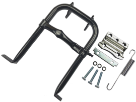 Centerstand set complete black long 24cm Puch Maxi S / Rider Macho 2-Speed