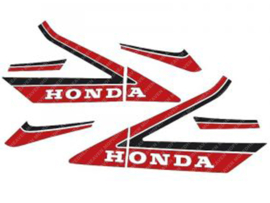 Sticker set Complete Red - White - Black Honda MB50