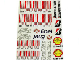 Sticker set 240mm x 330mm 16-Delig Shell Alice