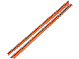 Sticker Lines Orange - Black 2-Pieces Kreidler Weltmeister