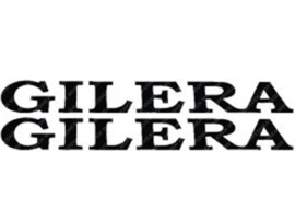 Sticker set Gilera 320mm - 40mm Black 2-Pieces Gilera Models