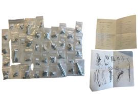 Bolt & Nut set Complete! Galvanized 237-Pieces Kreidler RS / RM / TM 1967 - 1972
