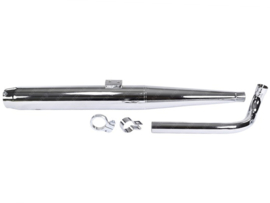 Exhaust Slide-on 28mm - 70mm KS Model Chrome Complete Kreidler