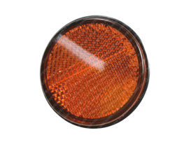 Reflector Front fork Round - Orange Honda MT