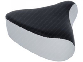 Saddle Deluxe model Black - White Universal