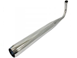 Exhaust Single Nod Open Chrome 36mm Zündapp