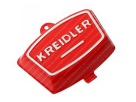 Cap upper plate handlebar Red Kreidler