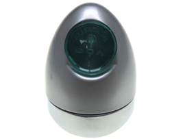Headlight egg-model silver / chrome 102mm (Underside mounting) Puch Maxi