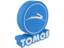 Lamp Blue - White LED 200mm x 45mm x 210mm Tomos