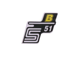 Sticker S51 B Yellow Simson S51