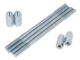 Stud set Cylinder M6 x 116mm 8-Pieces Yamaha FS1 / DT / RD / TY