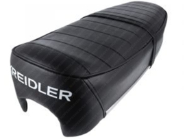 Buddyseat saddle Black Width stripes Kreidler 1973
