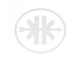 Transfer Sticker Front fender KK Logo 45mm White Kreidler
