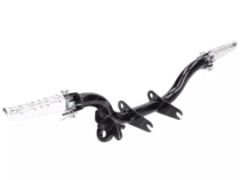 Voetsteun Onderbouw Inklaapbaar met Zijstandaard Montage Zwart Simson S50 / S51 / S53 / S70 / S83