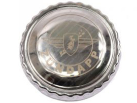 Tankdeckel Chrom 38mm mit Logo Zündapp