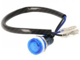 Controlelampje Blauw 18mm - 12 Volt Universeel