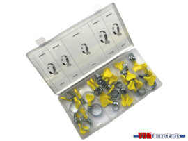 Assortment set hose clamps wing 26-Pieces