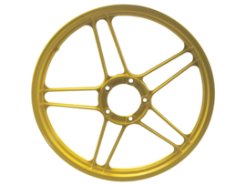 Star wheel 17 Inch Powdercoated Yellow 17 x 1.35 Puch Maxi