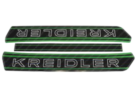 Sticker set Tank Black - Green Kreidler