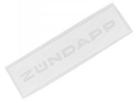Stencil 180mm x 45mm Zündapp