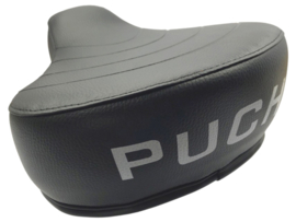 Saddle as original thick with Puch print black Puch Maxi