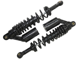 Shock absorber set Sport Adjustable Black - Black 360mm Universal