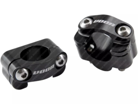 Stuurklem Adapter set Fatbar! 22mm > 28.6mm Zwart VOCA Universeel