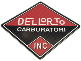 Sticker 85mm x 70mm Dellorto Vintage