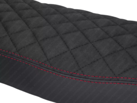Buddyseatdek Ruit Zwart - Rood Schmitt Simson S50 / S51 / S70