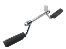 Footrest set chrome Puch Maxi / Rider Macho 2-Speed