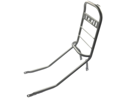 Luggagecarrier tank powdercoated silver Puch Maxi S