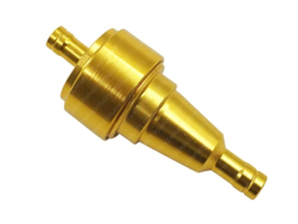 Fuel filter Aluminium CNC Demountable! Gold Universal