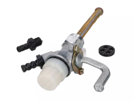 Benzinekraan met Filter Wit Metaal A-Kwaliteit! Simson S50 / S51 / S70