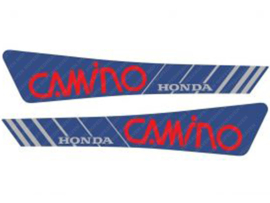 Sticker set Tank Red - Blue - Grey Honda PA50 Camino