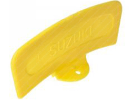 Plate Front fender Yellow Suzuki