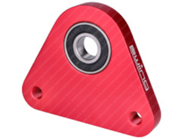 Bearing Plate Rear Wheel Aluminium Racing Red Swiing Top-Qaulity! Gilera Citta / Vespa Ciao / SI / Bravo / Boxer