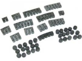 Dempingrubber set Compleet Kreidler Superbreitwand